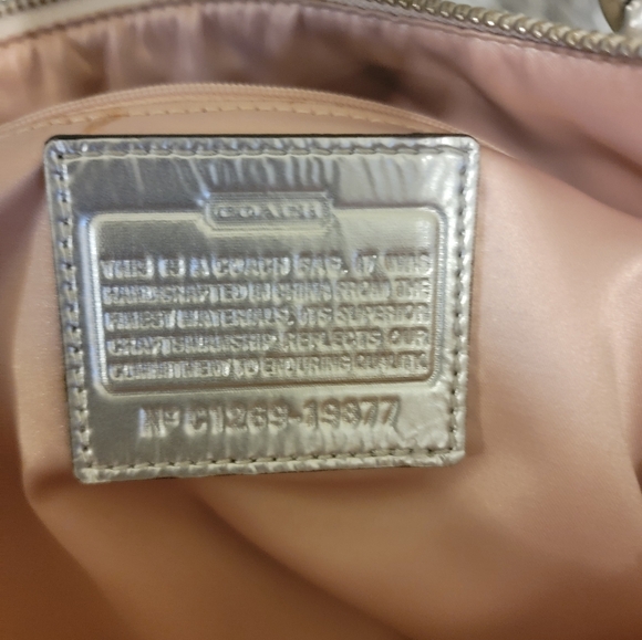 Coach Poppy Ikat Signature C Glam Tote - Picture 6 of 6